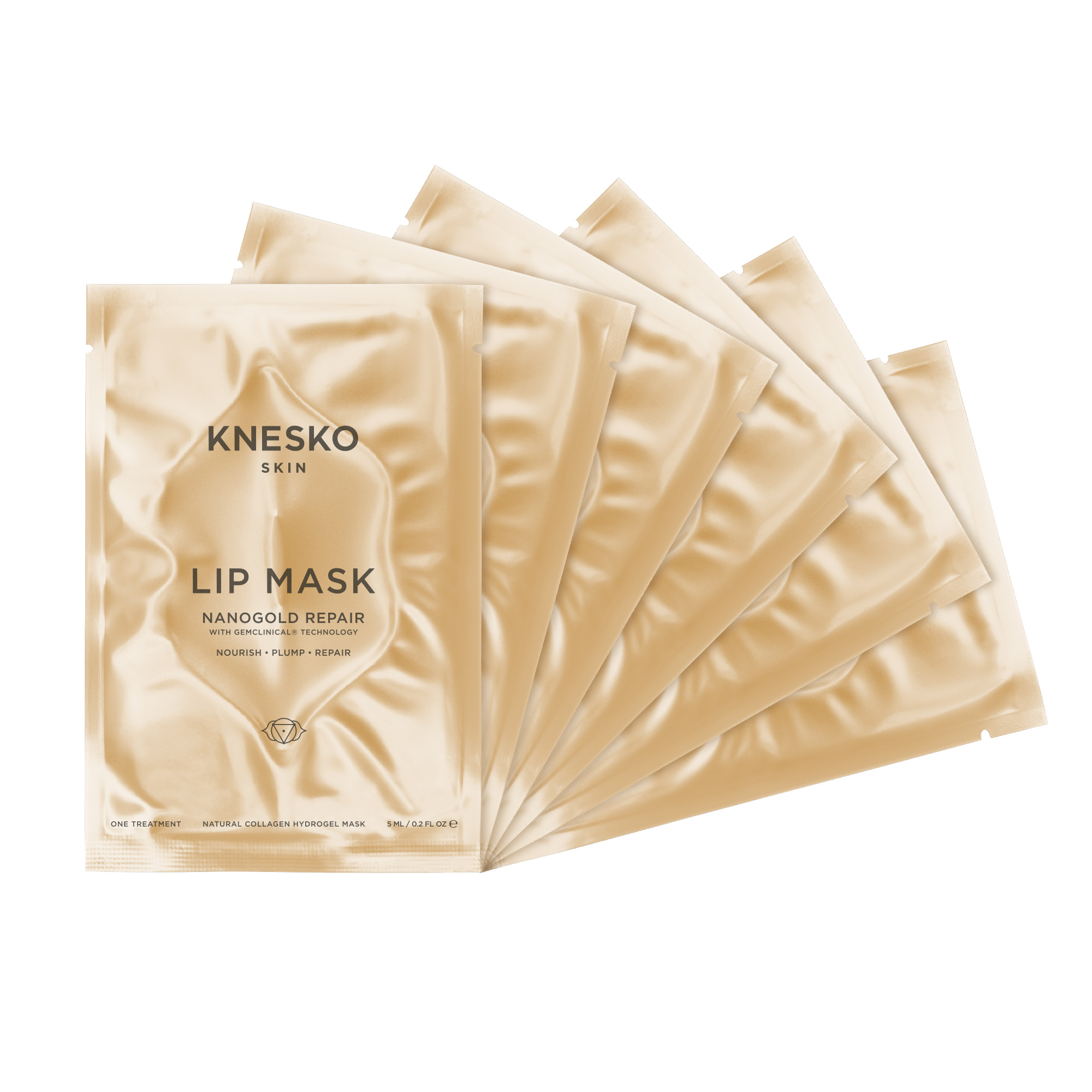 KNESKO Gold Repair Lip Mask Pack (6 Pack) - Bodhi